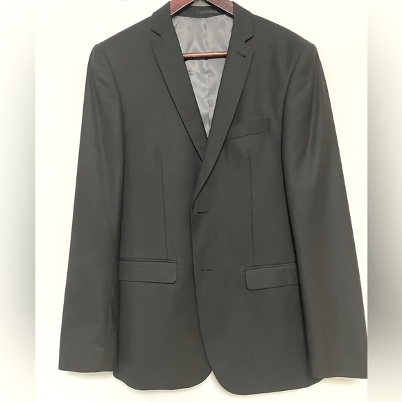 Black Men’s Suit Size 38 - Picture 1 of 2